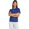 imageadidas Womens Essentials Small Logo Cotton TShirtDark BlueWhite