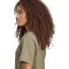 imageadidas Womens Essentials Small Logo Cotton TShirtOlive StrataWhite