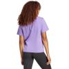 imageadidas Womens Essentials Small Logo Cotton TShirtViolet FusionWhite