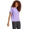 imageadidas Womens Essentials Small Logo Cotton TShirtViolet FusionWhite