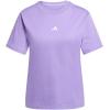 imageadidas Womens Essentials Small Logo Cotton TShirtViolet FusionWhite