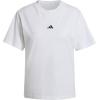 imageadidas Womens Essentials Small Logo Cotton TShirtWhiteBlack