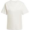 imageadidas Womens Essentials Small Logo Cotton TShirtWonder AluminaWhite