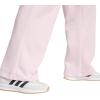 imageadidas Womens Essentials Small Logo Feel Cozy Open Hem PantsClear PinkWhite