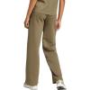 imageadidas Womens Essentials Small Logo Feel Cozy Open Hem PantsOlive StrataWhite