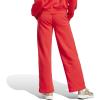 imageadidas Womens Essentials Small Logo Feel Cozy Open Hem PantsPure RubyBlack