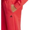 imageadidas Womens Essentials Small Logo Feel Cozy Open Hem PantsPure RubyBlack