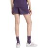 imageadidas Womens Essentials Small Logo Feel Cozy ShortsAurora PlumBlack