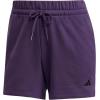 imageadidas Womens Essentials Small Logo Feel Cozy ShortsAurora PlumBlack