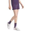 imageadidas Womens Essentials Small Logo Feel Cozy ShortsAurora PlumBlack