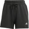imageadidas Womens Essentials Small Logo Feel Cozy ShortsBlackWhite