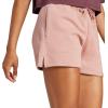 imageadidas Womens Essentials Small Logo Feel Cozy ShortsWarm ClayWhite