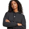 imageadidas Womens Essentials Small Logo Feelcozy HoodieBlackWhite