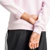 imageadidas Womens Essentials Small Logo Feelcozy HoodieClear PinkWhite