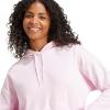imageadidas Womens Essentials Small Logo Feelcozy HoodieClear PinkWhite