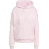 imageadidas Womens Essentials Small Logo Feelcozy HoodieClear PinkWhite