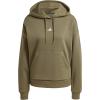 imageadidas Womens Essentials Small Logo Feelcozy HoodieOlive StrataWhite