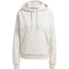 imageadidas Womens Essentials Small Logo Feelcozy HoodieWonder AluminaWhite