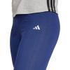 imageadidas Womens Essentials Small Logo Flared LeggingsDark BlueWhite