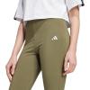 imageadidas Womens Essentials Small Logo Flared LeggingsOlive StrataWhite
