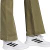 imageadidas Womens Essentials Small Logo Flared LeggingsOlive StrataWhite
