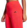 imageadidas Womens Essentials Small Logo Flared LeggingsPure RubyBlack