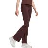 imageadidas Womens Essentials Small Logo Flared LeggingsShadow BrownWhite
