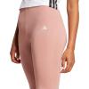 imageadidas Womens Essentials Small Logo Flared LeggingsWarm ClayWhite
