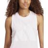 imageadidas Womens Essentials Winners Tank TopClear PinkWhite