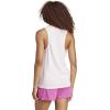 imageadidas Womens Essentials Winners Tank TopClear PinkWhite