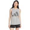 imageadidas Womens Essentials Winners Tank TopSolid GreyBlack