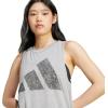 imageadidas Womens Essentials Winners Tank TopSolid GreyBlack