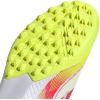 imageadidas Womens F50 League Mid Top FirmMulti Ground SneakerCloud White Lucid Red Solar Yellow