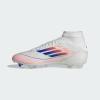 imageadidas Womens F50 League Mid Top FirmMulti Ground SneakerWhiteLucid BlueSolar Red