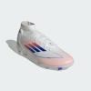 imageadidas Womens F50 League Mid Top FirmMulti Ground SneakerWhiteLucid BlueSolar Red