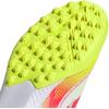 imageadidas Womens F50 League Mid Top Turf SneakerWhiteLucid RedSolar Yellow