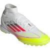 imageadidas Womens F50 League Mid Top Turf SneakerWhiteLucid RedSolar Yellow