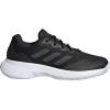 imageadidas Womens Gamecourt 2 W SneakerBlackBlackSilver Metallic