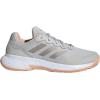 imageadidas Womens Gamecourt 2 W SneakerGreyCyber MetallicPowder Coral