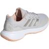 imageadidas Womens Gamecourt 2 W SneakerGreyCyber MetallicPowder Coral