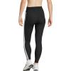 imageadidas Womens Optime Essentials 3Stripes 78 Training LeggingsBlackWhite