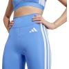 imageadidas Womens Optime Essentials 3Stripes 78 Training LeggingsBlue FusionWhite