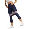 imageadidas Womens Optime Essentials Stash 34 LeggingsInk
