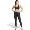 imageadidas Womens Optime Essentials Stash Pocket Full Length LeggingsBlackWhite