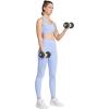 imageadidas Womens Optime Essentials Stash Pocket Full Length LeggingsBlue Spark