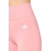 imageadidas Womens Optime Essentials Stash Pocket Full Length LeggingsSemi Pink Spark