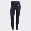 imageadidas Womens Optime Stash Pocket High Waisted 78 TightsInk