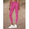 imageadidas Womens Optime Stash Pocket High Waisted 78 TightsLucid FuchsiaCollegiate Burgundy