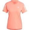 imageadidas Womens Own The Run Egle TeeCoral Fusion