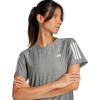 imageadidas Womens Own The Run Egle TeeGreyWhite Melange